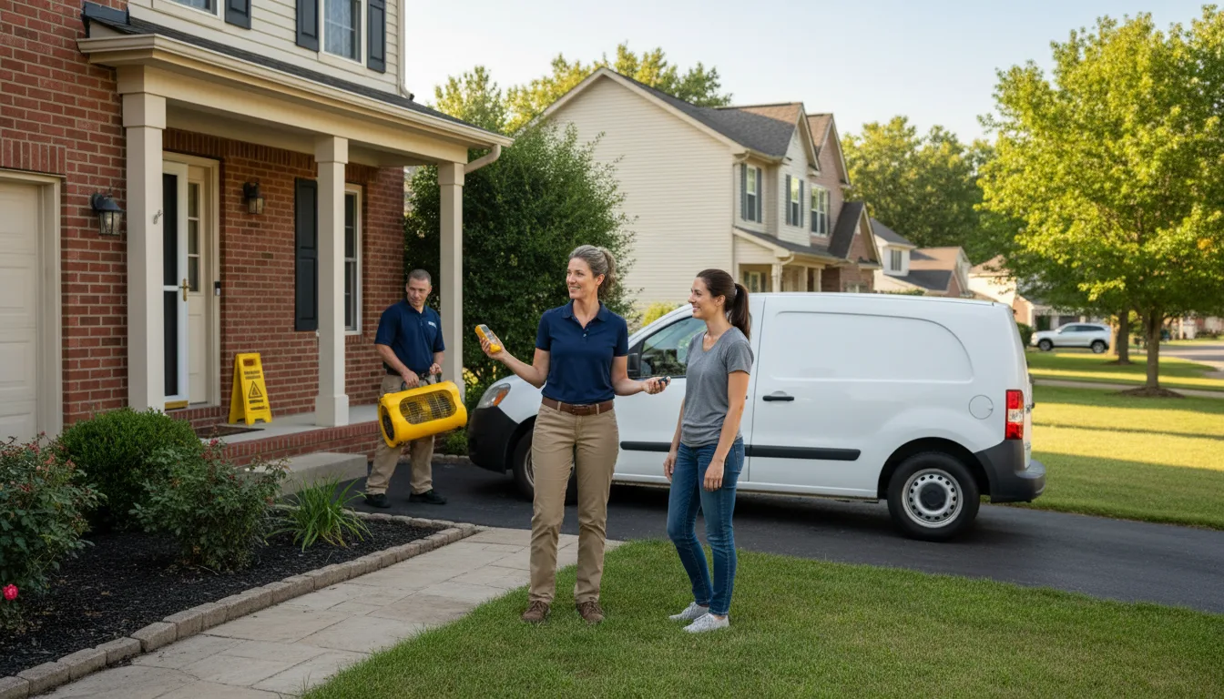 Water restoration image for Dehumidification And Cleanup Services in Crescent, OR